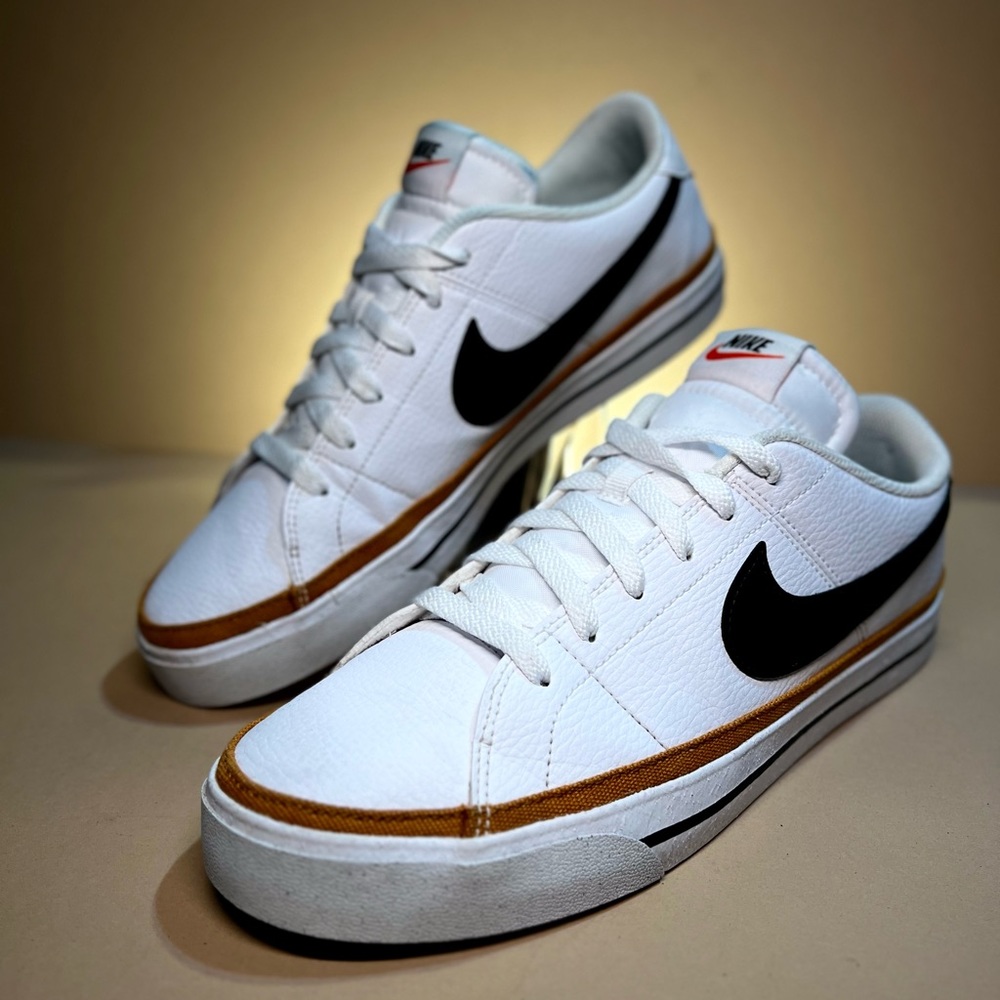 Nike Court Legacy White Desert Ochre | Men's Size 10 | Great Condition!